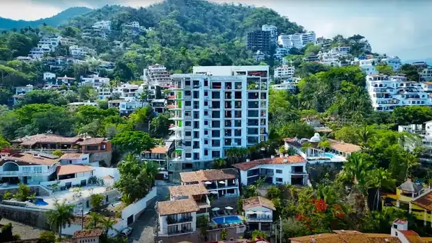 Carmelina - Condominios de lujo frente al mar en Conchas Chinas, Puerto Vallarta